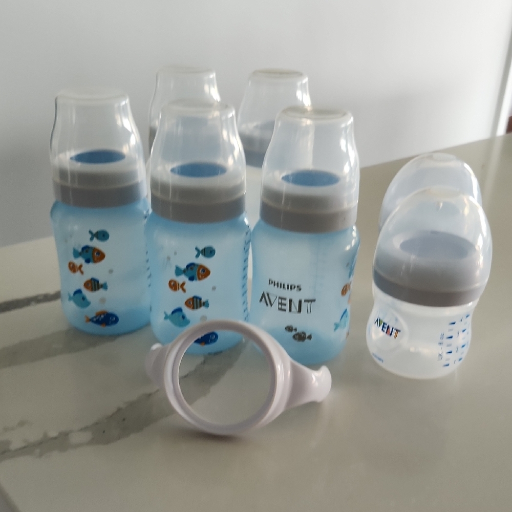Philips Avent Blue Baby Bottles Set